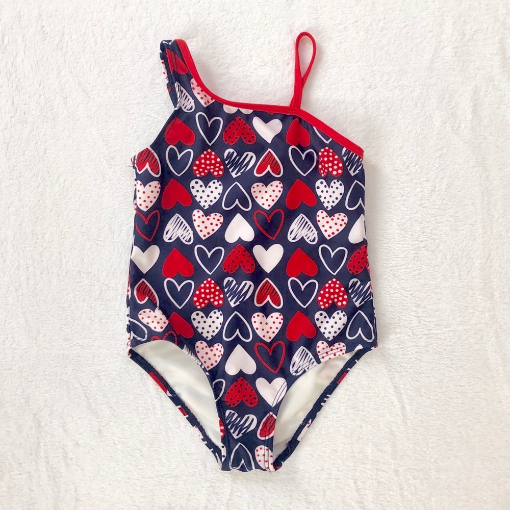 Cute 1-piece bathing suit for toddler girl 4T
